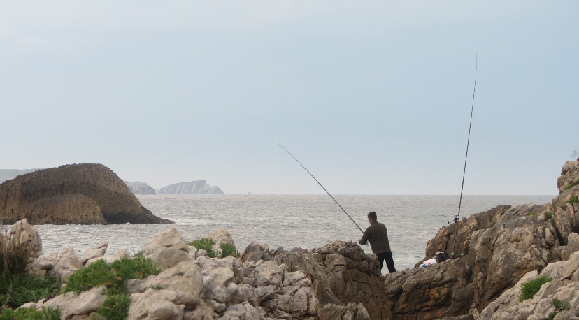 Pesca en la costa -EC